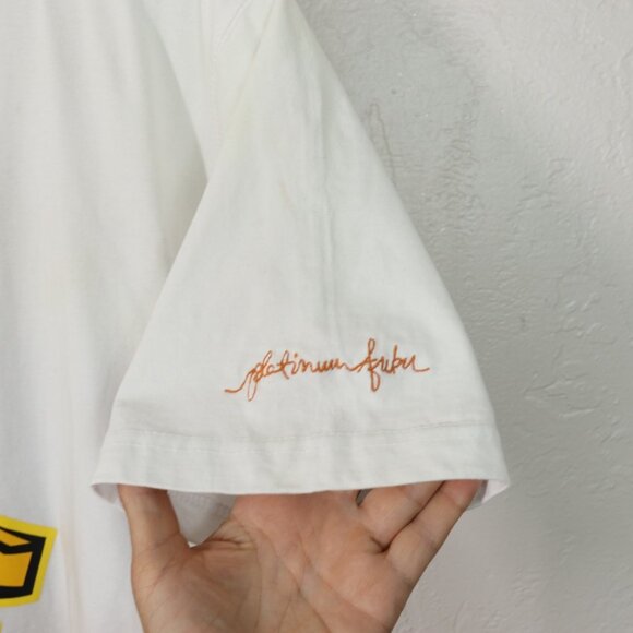 Platinum FUBU Russell of Fat Albert TShirt L 16/18 White Cotton Graphic Crewneck - Picture 5 of 16